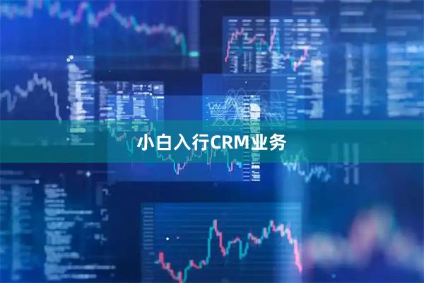 小白入行CRM业务