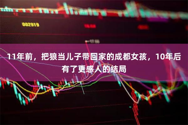 11年前，把狼当儿子带回家的成都女孩，10年后有了更感人的结局