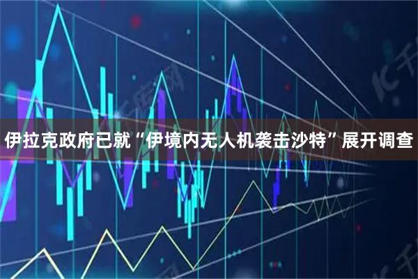 伊拉克政府已就“伊境内无人机袭击沙特”展开调查